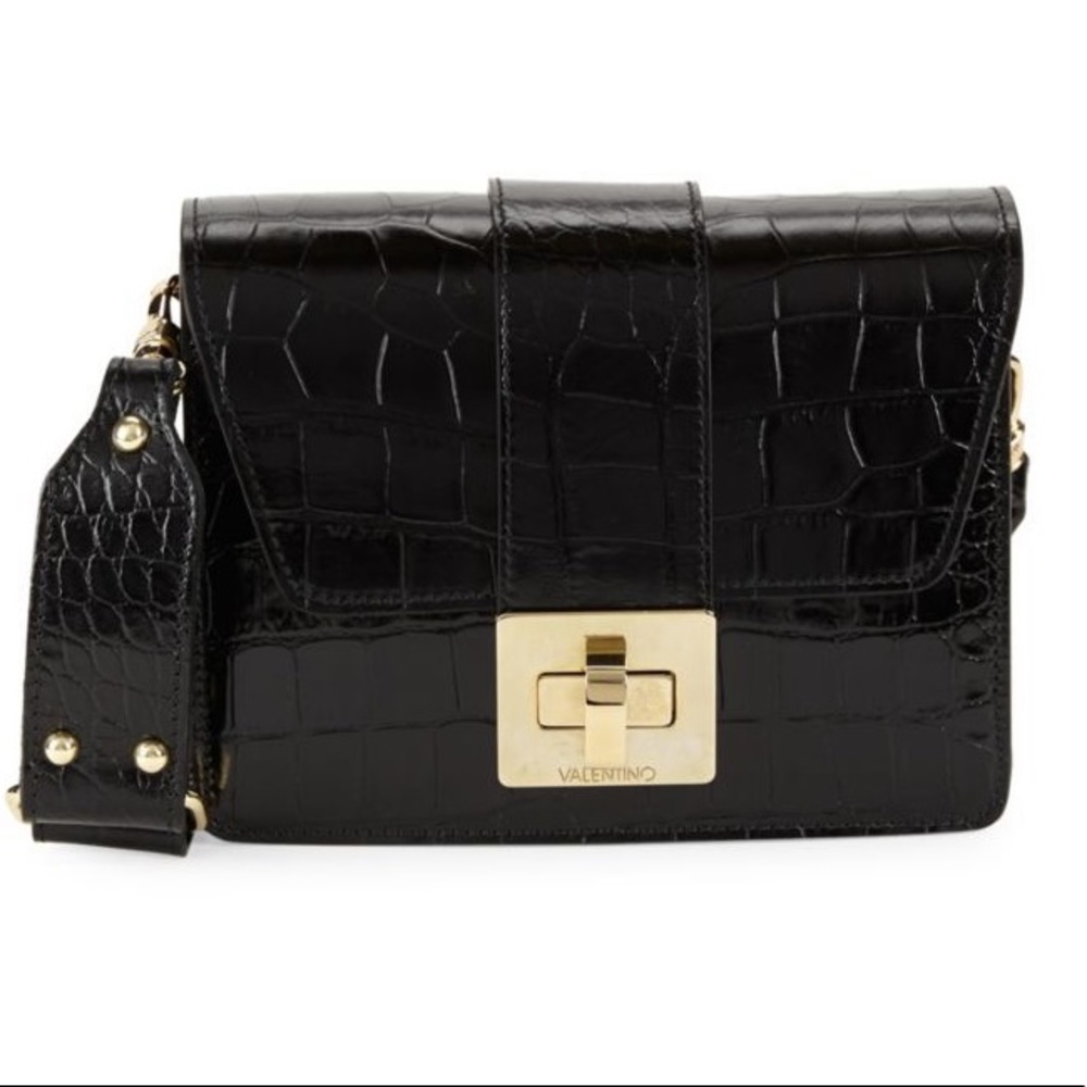 Valentino Benedicto Croc-embossed bag 2 colors